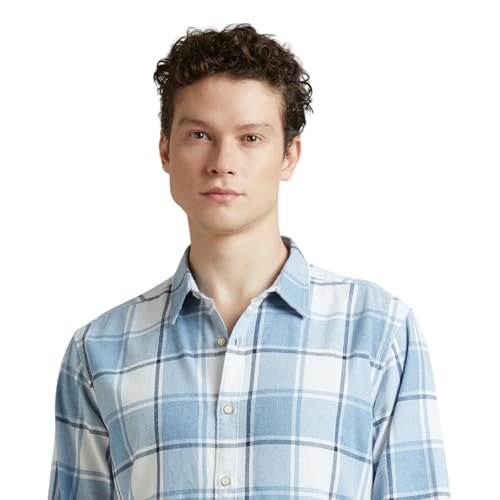 Image of Pepe Jeans Men's Regular Fit Full Sleeve Checkered Cotton Casual Shirt | Check Shirt for Man | Smart & Stylish | Multiple Styles | Mens Casual Shirts
