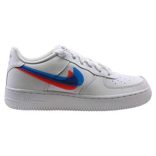 Air Force 1 Lv8 Ksa in White, Blue Hero, Bright Crimson by Nike
