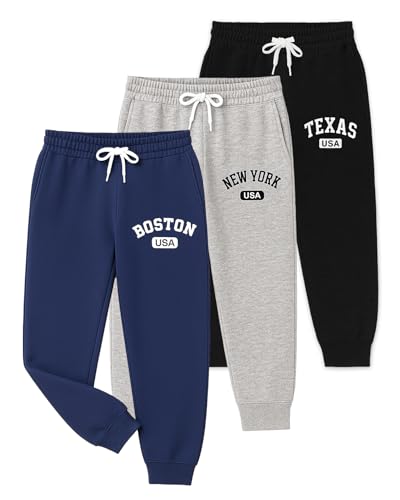 Image of Kuchipoo Boys Regular Fit Track Pants - Pack of 3