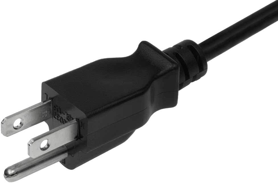 1 Feet (0.3 Meters) 14AWG Heavy Duty 3 Prong Monitor (Universal Power Cord) Computer Power Cord 1ft (0.3M) 3 conductor (IEC320 C13 to NEMA 5-15P) 15 Amp AC Power Cable CNE591483 (10 Pack) : Electronics