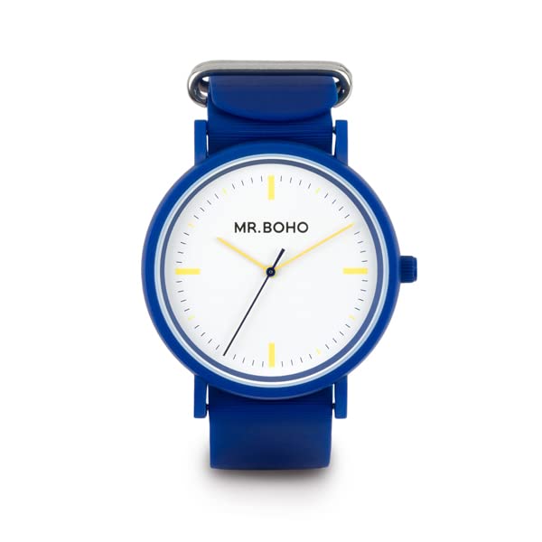 MR. BOHO Reloj Analógico para Adultos Unisex de Cuarzo con Correa en Plástico 40-BWY