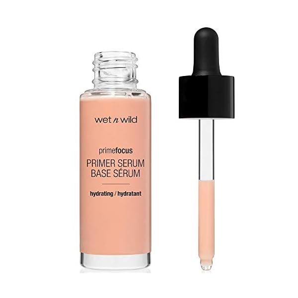 wet n wild Prime Focus Primer Serum for Face, Hydrating for Dry Skin, Makeup Primer Serum