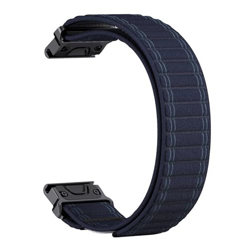 [�����ȓX] QuickFit 26mm 22mm �i�C�����X�g���b�v �ɓK��Garmin Fenix E 8 47/51mm 7 7X 6 6X 5 5X Plus/Enduro 3/Epix Pro Gen 2 �D�胋�[�v�o���h �u���X���b�g(Dark