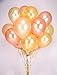100PCS Gold & Rose Gold & Champagne Gold Color Party Balloons-12 inch Latex Helium Gold Balloons Rose Gold Balloons Champagne Gold Balloons for Party Decorations Supplies