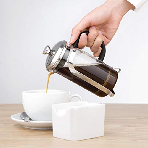 Olympia Cafetiere 3 Cup 350ml Roestvrij Staal Koffiekannen Catering Restaurant - Afbeelding 4