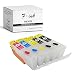 Produktbild F-INK Leere wiederaufladbare Tintenpatronen kompatibel mit 550XL 551XL oder PGI-550 CLI-551, 5 Farben Tintenpatronen (PGI-550XL PGBK CLI-551XL BK C M Y)