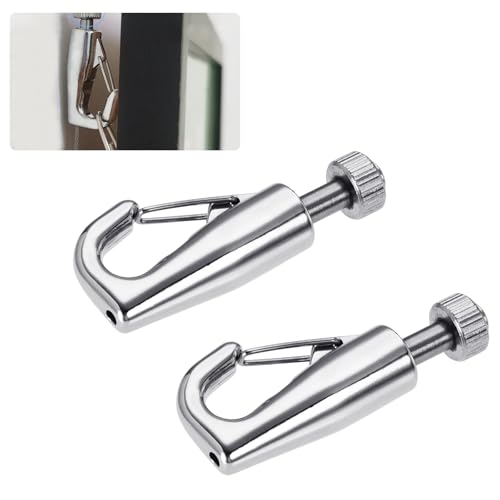 Image of 2PCS Adjustable Hooks,Sunxer Tool Gallery Picture Hanging System Fits 1mm-1.5 mm Wire Rope for Hanging Picture Photograph Mirror Artwork