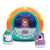 VTech   Story'Clock Bleu Ma Conteuse Réveil   Veilleuse Réveil Éducatif Jour/Nuit   Coach Sommeil Enfant   Boîte à Histoires, 3 Figurines et Projections   Cadeau Enfant Dès 3 Ans   Contenu en Français