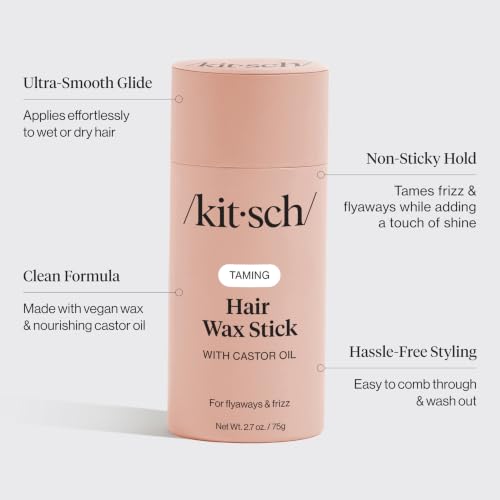 Kitsch Hair Wax Stick for Women & Men with Castor Oil – 2.7 oz - image 7
