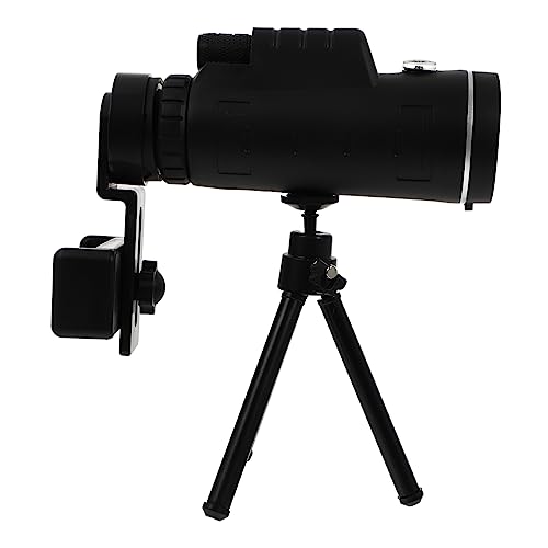 BEBEMOKO 1 Set Phone Binoculars Telescope Phone Telescope Mobile Phones Night Vision Binoculars Phones for Mobile Phone Mobile Phone Camera Telescope Abs Black