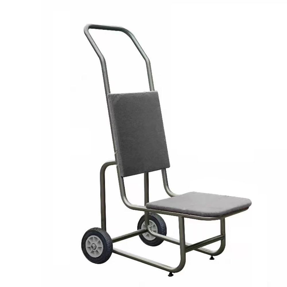 Carrito de transporte apilable con ruedas para un fácil movimiento y Sto - Perfecto para banquetes, eventos y catering - Diseño para un manejo sin esfuerzo