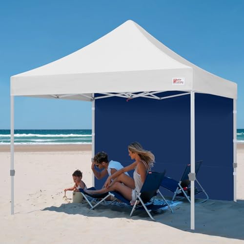 Image of MASTERCANOPY 10x10 Pop Up Canopy Sidewall Only1-Pack Navy Blue