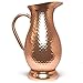 Reines Kupfer Krug Wasserkrug Kupfer für Ayurveda Heilung Kein Innenfutter Kupfer Krug Gefäß Ayurveda Krug für Trinkwasser, Moscow Pantolette, Cocktail 1,5 L (Design-2)