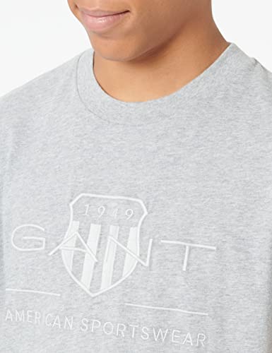 T-shirt GANT Reg Tonal Shield en jersey de coton de qualité supérieure
