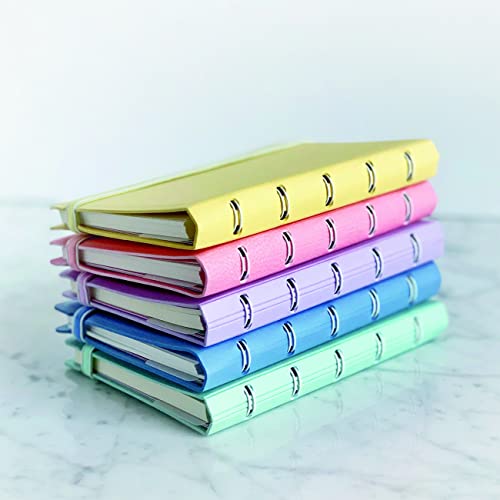 Carnet de notes rechargeable format poche rose Filofax 112 pages