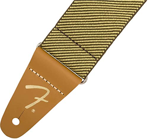 Fender WeighLess™ Sangle de guitare en tweed – Èlastique – Naturel - Les Beatles, Paul McCartney, John Lennon, RIngo Starr, George Harrison Fender WeighLess™ Sangle de guitare en tweed - Èlastique - Naturel – Image 5