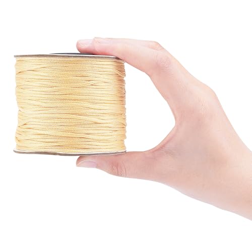 Image of PH PandaHall 1.5mm 100 Yards Nylon Thread Blinds String Beading Cord Bracelet String Braided Lift Shade Cord Kumihimo Macrame Thread for Rollers Windows Roman Shade Repair Friendship Bracelet