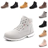 botas invierno nieve mujer Botas de invierno para mujeres y hombres perfectas para caminar al aire libre, entretenimiento, ocio, trabajo y otras ocasiones, se adapta a la primavera, el invierno.