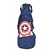Marvel Legends Captain America Dog Costume, X-Large (XL) | Hooded Superhero Costume for Dogs | Blue & Red Captain America Costume Dog Halloween Costumes for Large Dogs | See Sizing Chart