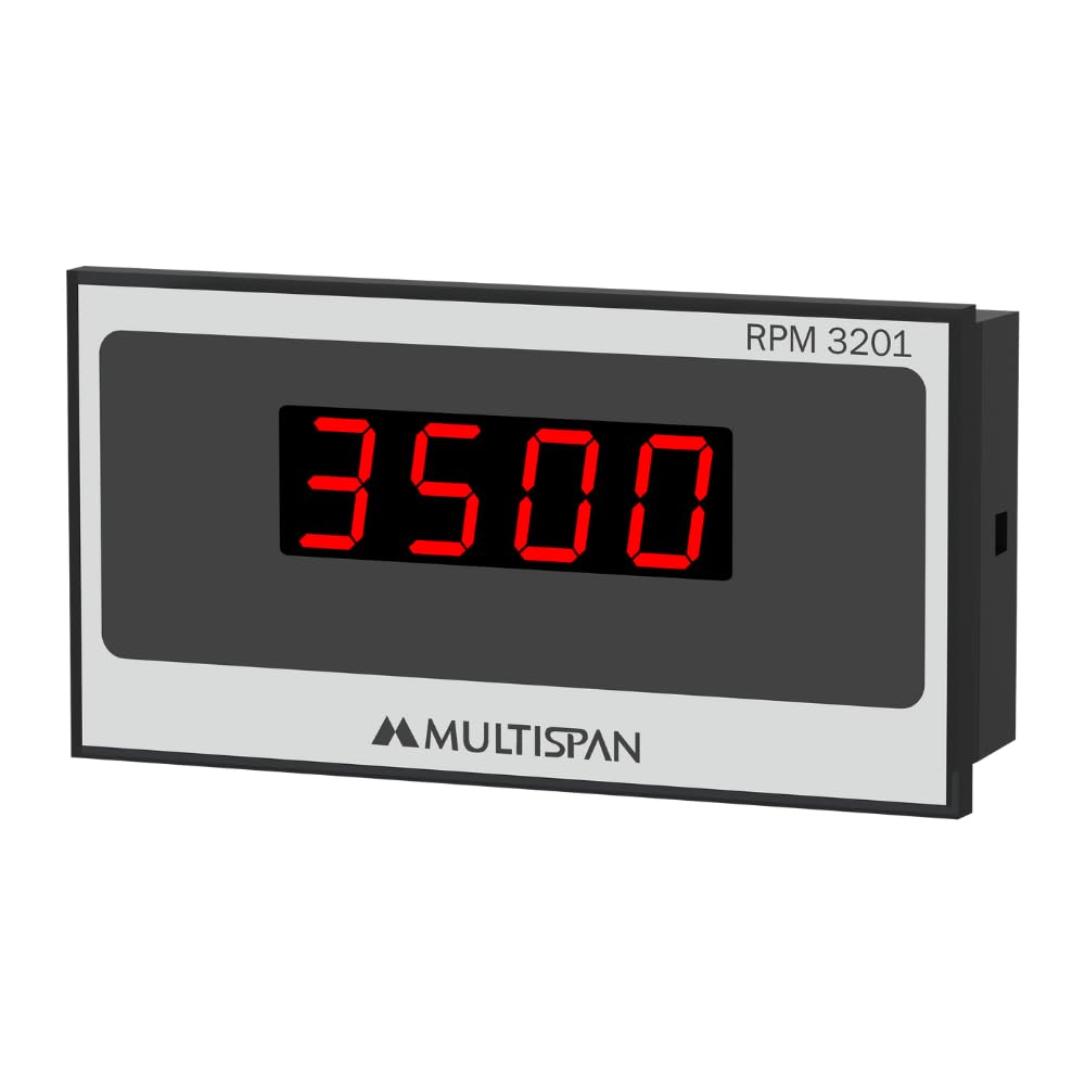 Multispan RPM-3201 Digital RPM Indicator Meter 4-Digit 48 x 96 x 26 (B0CWY27F4Y) Amazon Price History, Amazon Price Tracker