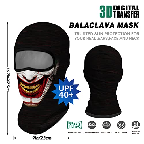 Image of Skull Full ski Mask, 3D Balaclava, UV Sun Protection,Motorcycle /Ski /Scarf /Cycling /Fishing for Men