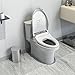 LEIVI Electric Bidet Toilet Seat with Wireless Remote and Side Panel, Multiple Spray Modes, Adjustable Heated Seat, Warm Water and Air Dryer, Auto LED Nightlight, Elongated