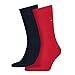 Produktbild Tommy Hilfiger Herren Business Socken, Classic,12er Pack (Rot/Schwarz, 39/42)