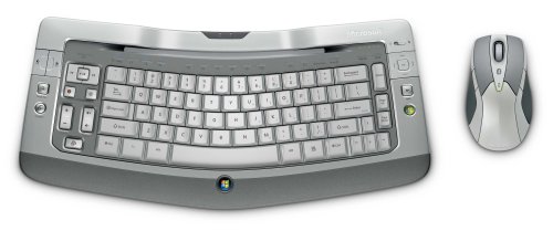 Microsoft Wireless Entertainment Desktop 8000 (Light Silver)