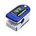 Produktbild Pulsoximeter, HAMSWAN Fingeroximeter zur Messung der Sauerstoffsättigung im Blut SpO2, Fingerpulsoximeter zur Pulsmessung mit LED-Anzeige und Zubehör, einfacher One-Touch Bedienung