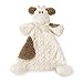 Moozer Cow Brown Spotted Children's Plush Rattle Blankie
