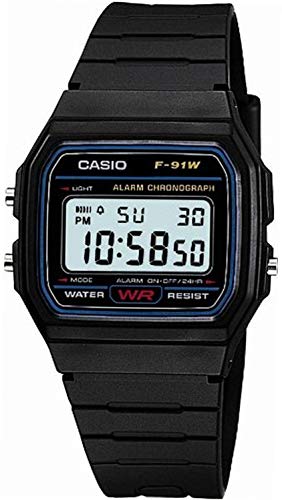 (�J�V�I)CASIO �X�^���_�[�h �f�W�^���N�H�[�c �r���v F-91W-1(�t�A���i)