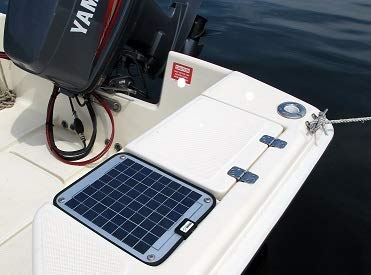 Solar Maintainer For 2 Or More 12Volt Deep Cycle Marine Batteries Connected In Parallel Trolling Motor - No Experience Plug & Play Design. Dimensions 14.1" L X 15.7" W X 1/4" Thick. 10' Cable. #TOP3