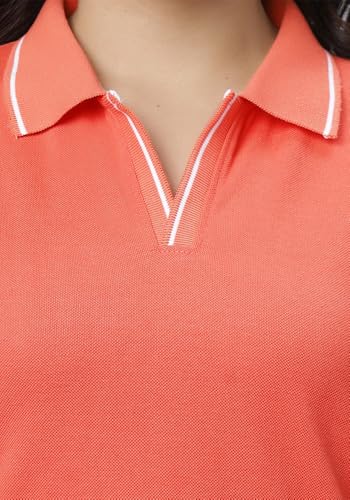 Image of Wear Your Opinion Women's S to 5XL Plus Size PQ Polo Collar Neck Style Midi Tshirt Dress