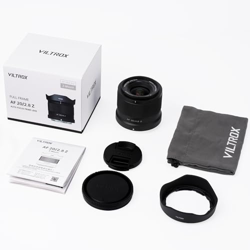 Image of VILTROX 20mm F2.8 f /2.8 Z-Mount Camera Lens Full Frame Ultra Wide Angle Auto Focus Lens Compatible with Nikon Z-Mount Cameras Z5 Z6 Z6Ⅱ Z7 Z7Ⅱ Z8 Z9 Z30 Z50 ZFC