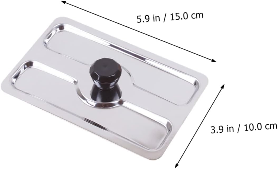 PRETYZOOM 3pcs Stainless Steel Toaster Cover Efficient Upper Cover for Bread Machine Provides Clean and Healthy Environment Kitchen Accessory for Automatic Breakfast Maker