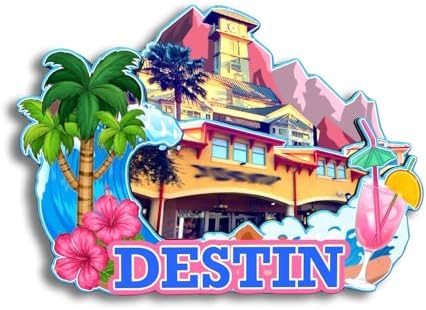 Refrigerator Magnet Destin Florida United States Fridge Magnet City Travel Souvenirs Tourist Gifts 3D Classic Landmarks Handmade Crafts Home Decoration -204 image 5