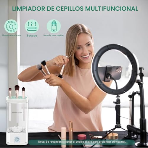 5% Off Electric Makeup Brush Cleaner - Automatic Cleaning - Image 6
