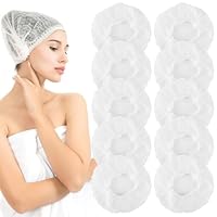 Solivive 120 Stück Einweg Haarnetz, OP Haube aus Einwegstoff Weiß, Elastischem Band Vlies-Kopfhauben mit Gummiband, Latexfrei für Hygienebereiche Küche und Medizinische Zwecke Universalgröße