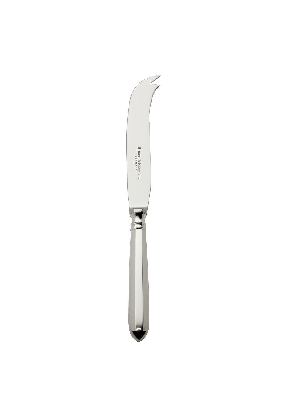 Robbe & Berking Couteau à Fromage avec Lame INOX Navette (Argent Sterling 925)