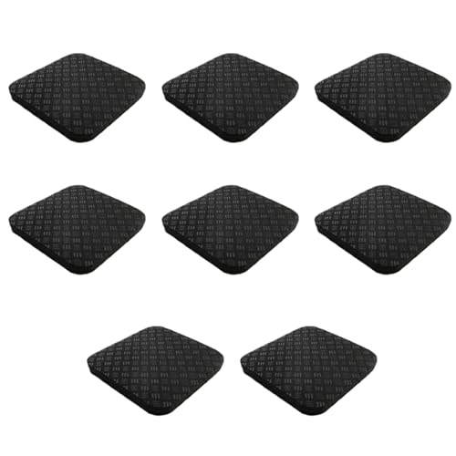 Almohadillas Para La Cinta De Correr – Protectores De Piso Antivibración, Absorción De Impacto | Juego 8 Piezas 10x10x0.5cm Silicona Antideslizante Para Equipos De Ejercicio Reducción De Ruido Estabil