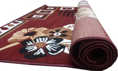 Image of Home Decore Acrylic Carpet for Your Living Room & Drawing Room Aywhere in Your Home Size - 7 X 10 Ft (BCFL-77)