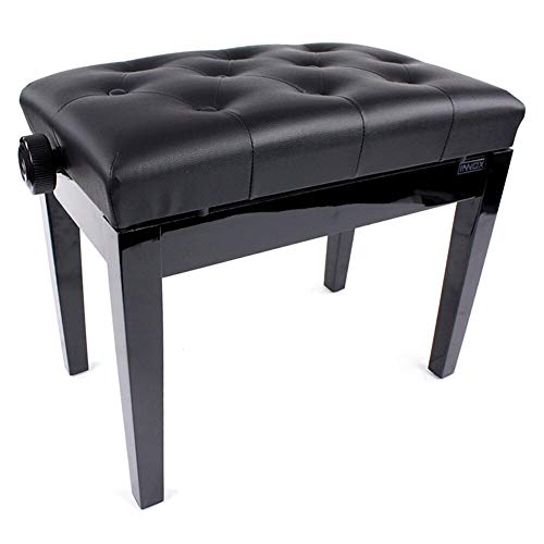 Innox PB 10B banc de piano noir - Les Beatles, Paul McCartney, John Lennon, RIngo Starr, George Harrison Innox PB 10B banc de piano noir – Image 4