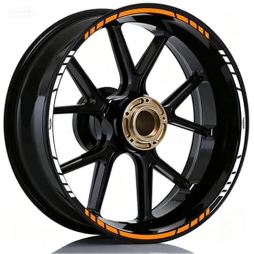 Autocollants réfléchissants jantes 17 pouces moto Triumph Daytona Street Triple