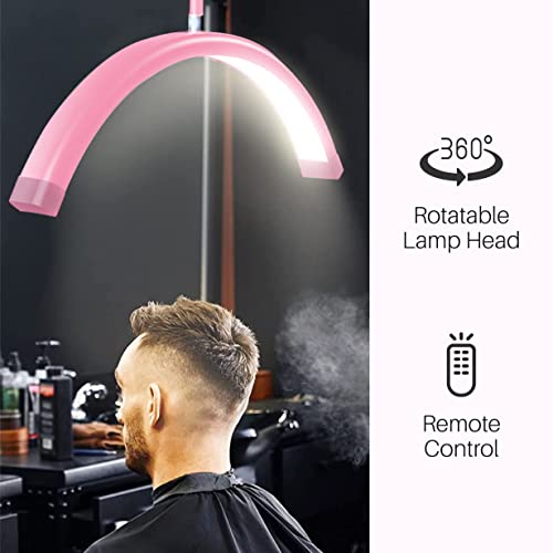Hi_Friend Eyelash Led Floor Light, Half Moon Lamp For Lash Extension, Lighting For Beauty, Skincare, Lashes, Eyebrows, Filming Content Creation (Pink) #TOP3