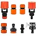 Produktbild CZSYZCZS Universal-Wasserhahn-zu-Gartenschlauch-Schlauch-Anschluss, Adapter, Schnellmontage, Mischbatterie, Küche, Bad, für Innen- und Außenbereich, Gartenschlauch-Verbindungsstück (Pfeifen-Stil)