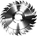 F&D Tool Company 15048-B677 Slitting Saw with Staggered Teeth, High Speed Steel, 8" Diameter, 1/4" Width of Face, 1.25" Hole Size