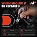 A-Premium Fuel Injectors Compatible with Jeep Grand Cherokee, Liberty & Dodge Ram 1500, Durango, Nitro, Dakota & Ram 1500, Dakota & Mitsubishi Raider, V6 3.7L, Set of 6, Replace# 0280158020