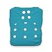 Thirsties Snap Natural One Size All In One, Ocean Blue