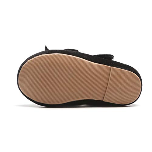 Kiderence Toddler Girl Shoe School Party Girls Flat Flower Girl Mary Jane Dress Shoes Black 10M #TOP6