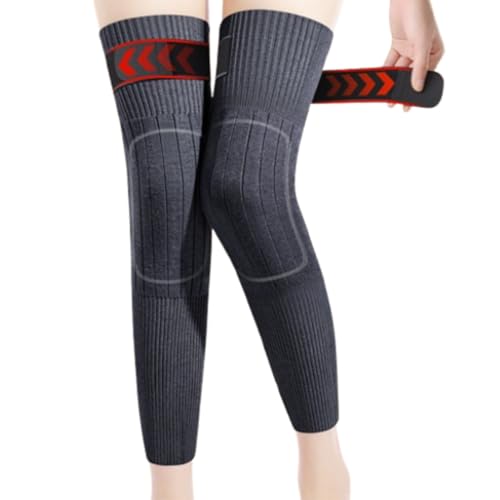 Cashmere Over-The-Knee Warm Socks, Cashmere Warm Knee Pads, Extra Thick Long Soft Knit Knee Brace Leg Sleeves